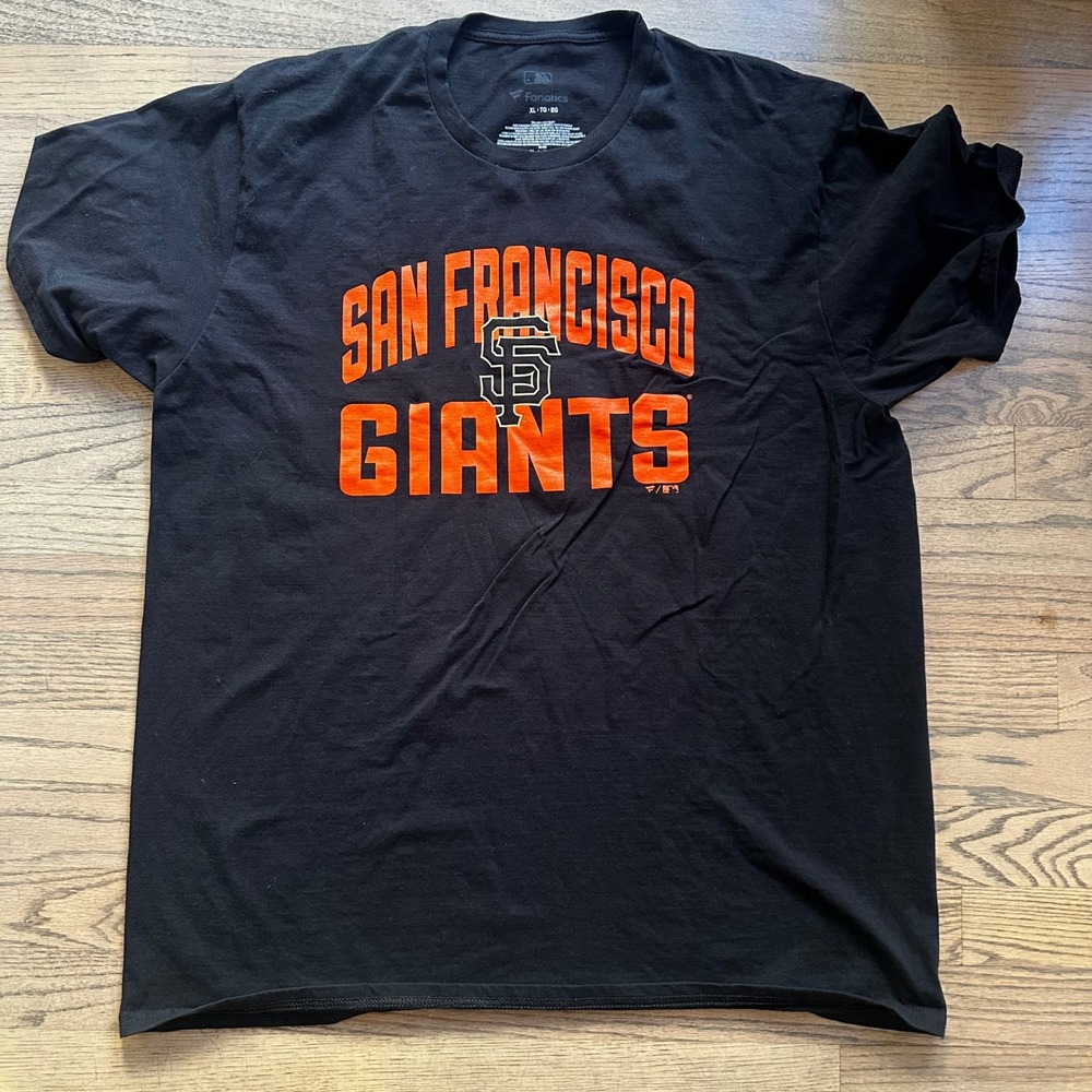 San Francisco Giants MLB‎ Fanatics Black T-Shirt Mens XL Dad #1